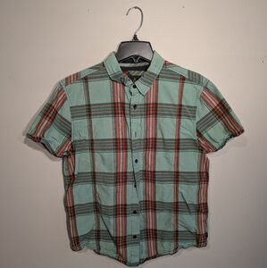 Prana Men's M Plaid Button Down Shirt